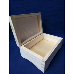 Kuferek 15,5x11x6,5cm , kufek płaskie wieko, kuferek mały